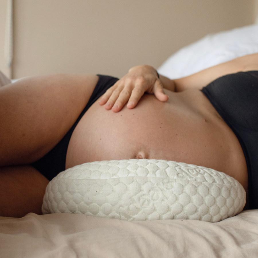 The Sleepbelly pregnancy pillow can improve sleep and reduce pain